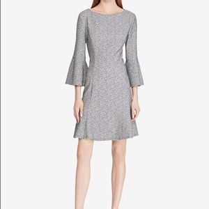 Tweed Bell-Sleeve Dress
